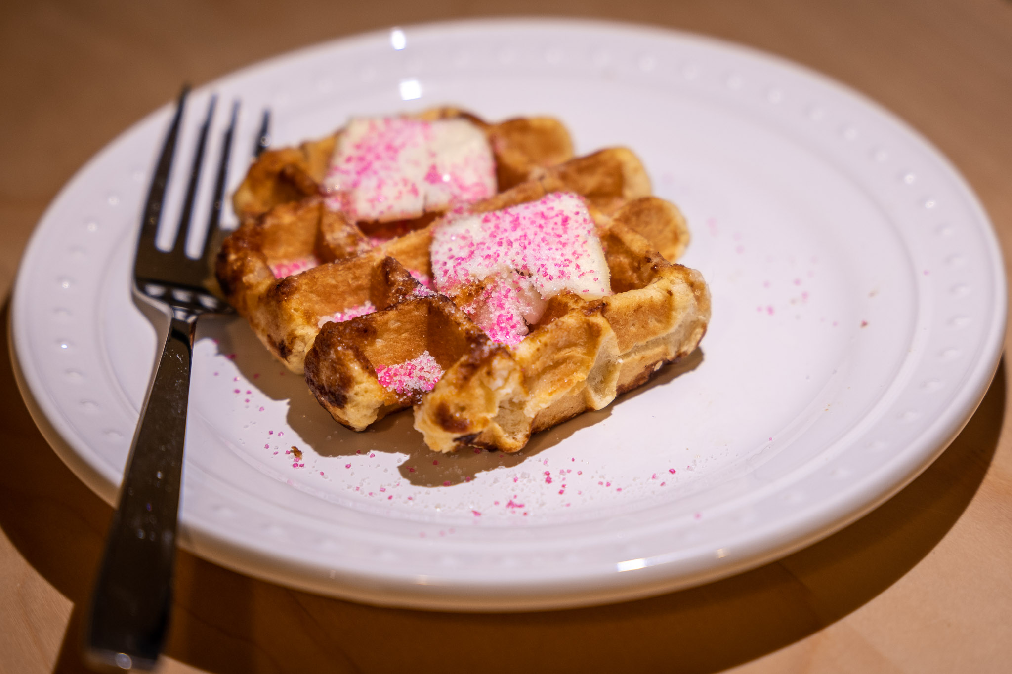 Figure 2: Mmm, belgian waffles.